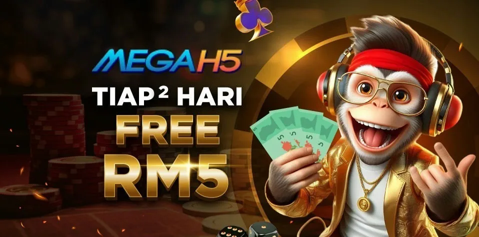 Free RM5 every day.
